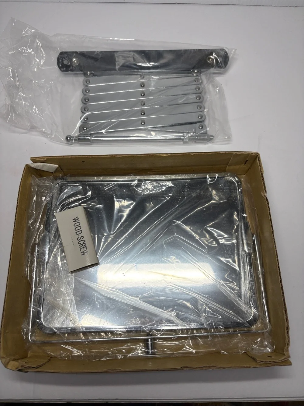 Vintage Lillian Vernon Extension Bracket Mirror - Chrome Plated